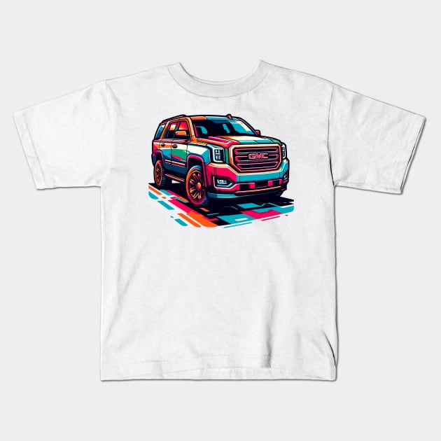 GMC Yukon Kids T-Shirt by Vehicles-Art